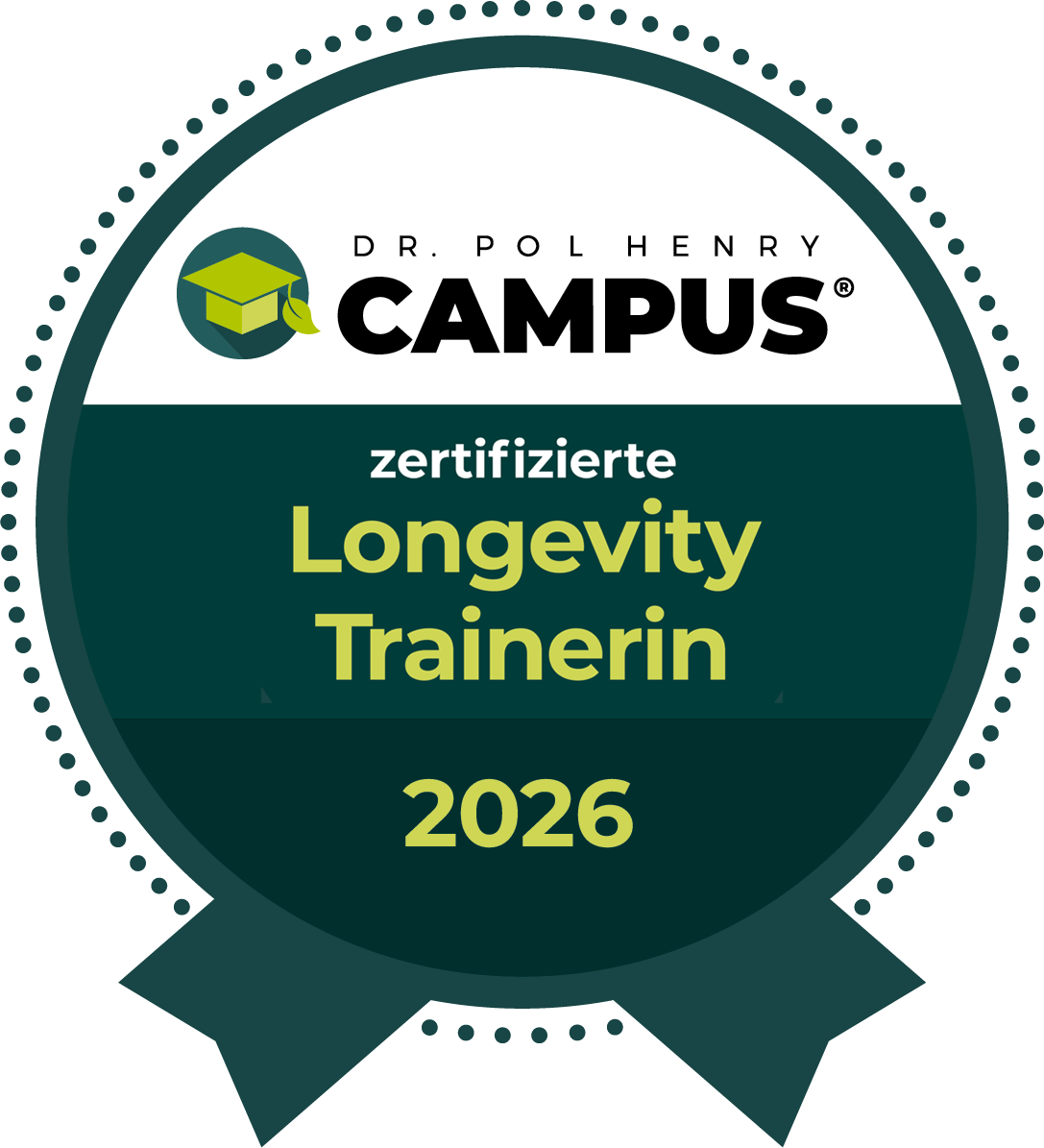 Siegel Longevity Trainerin 2026
